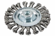 Immagine di Spazzola rotonda con fili d’acciaio, acciaio inox intrecciato