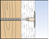 Image sur Fissaggio per isolamento su legno Termofix H 10