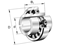 Immagine di Cuscinetto radiale orientabile a sfere - 11207-TVH