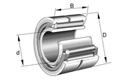 Immagine di Cuscinetto radiale a rulli - NA4915-XL